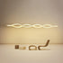 Modern Wave Shaped LED Pendant Light