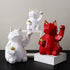 Lucky Cat Resin Sculptures