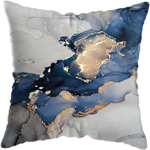 Nordic Modern Abstract Gold Pillowcases