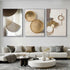 Modern Geometric Canvas Painting