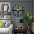 Wrought Iron Wall Clock