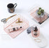 Nordic Rose Gold Metal Storage Basket