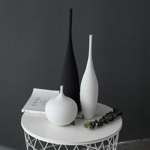 Modern Minimalist Handmade Ceramic Zen Vases