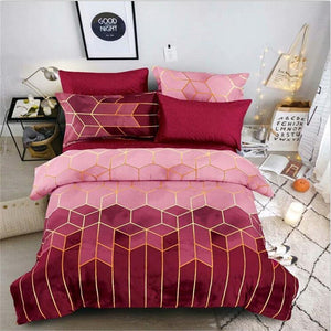 Luxury Geometric Pattern Style Duvet Cover Set