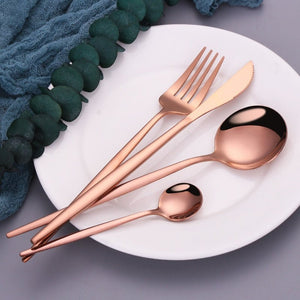 Rosegold Cutlery Set