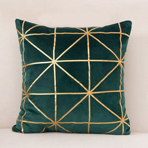 Geometric Velvet Pillowcases