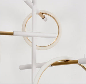 Pendant Light with Conductive Rings