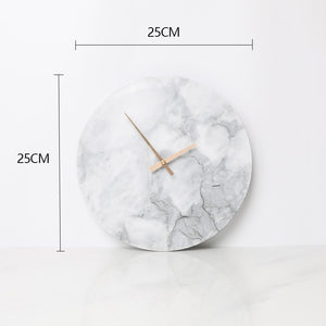 Marble Minimalist Modern Wall Clock