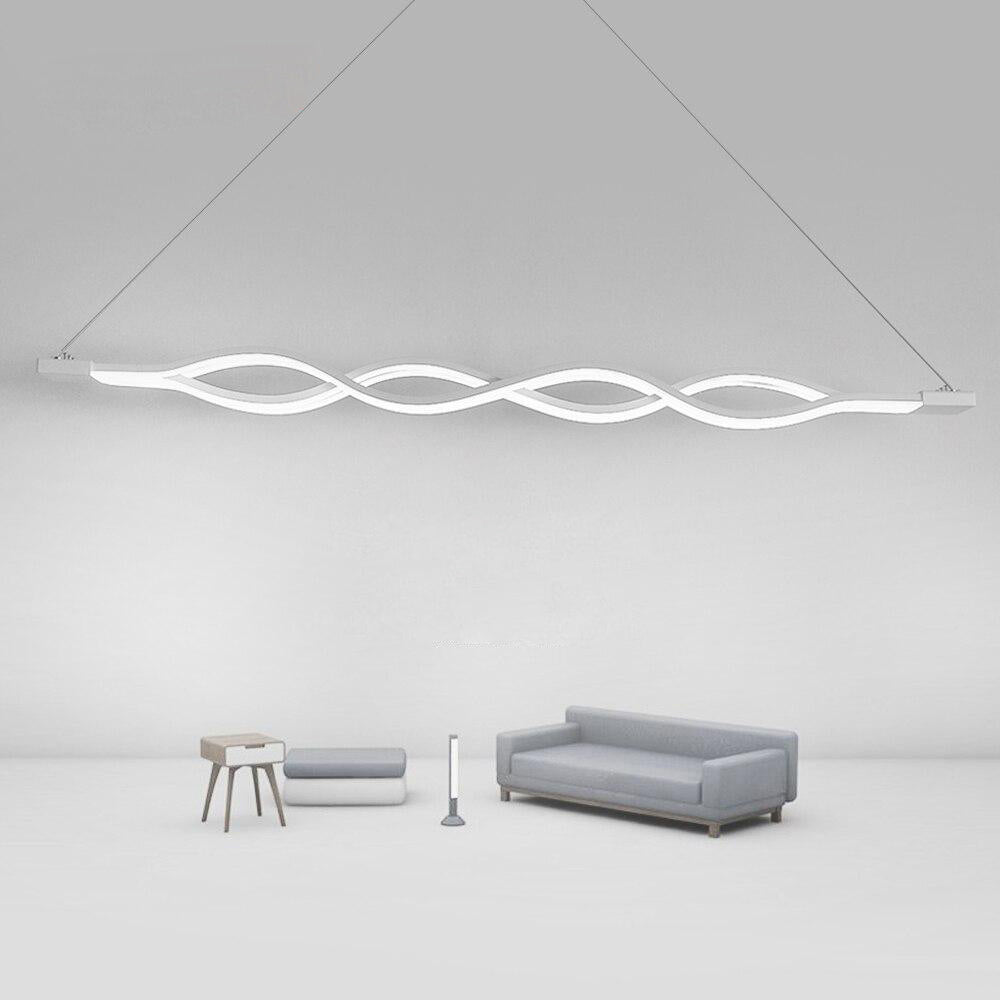 Modern Wave Shaped LED Pendant Light – ZenQ Designs