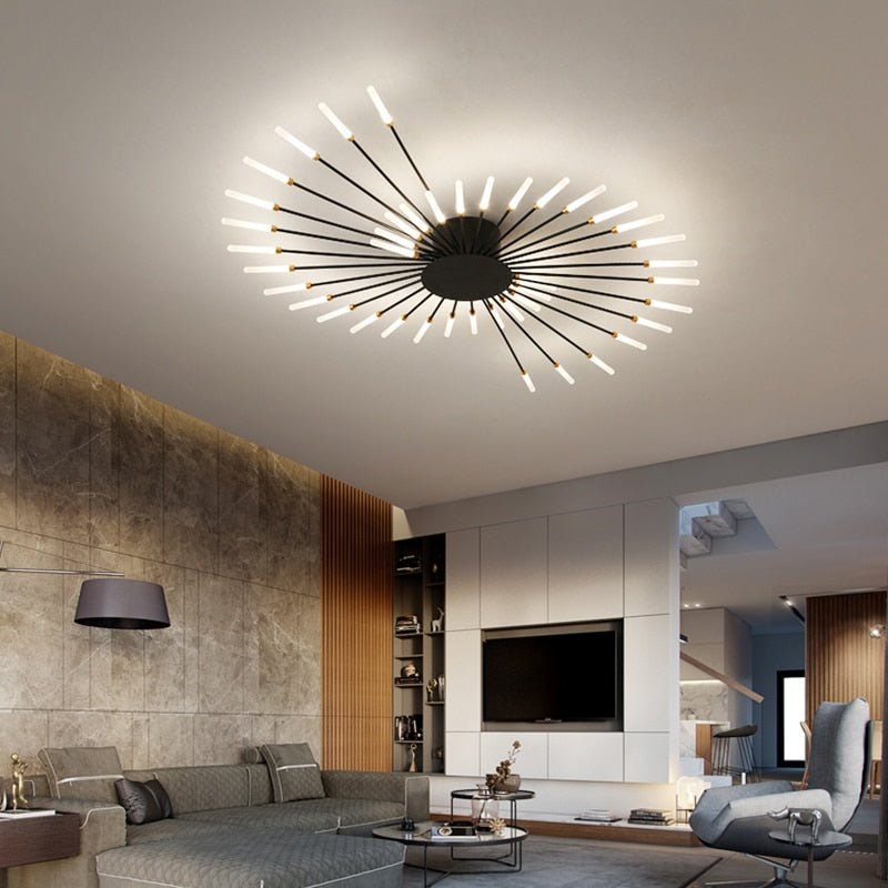 erfaring Blodig pålidelighed Modern Crystal Ceiling Lamp – ZenQ Designs