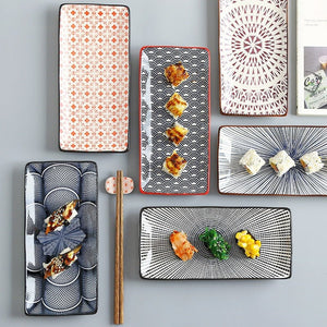 Ceramic Sushi Flat Plate