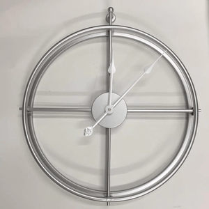 Large Nordic Vintage Metal Clock - ZenQ Designs