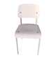 Anaïs Chair - White Seat/Back & White Frame
