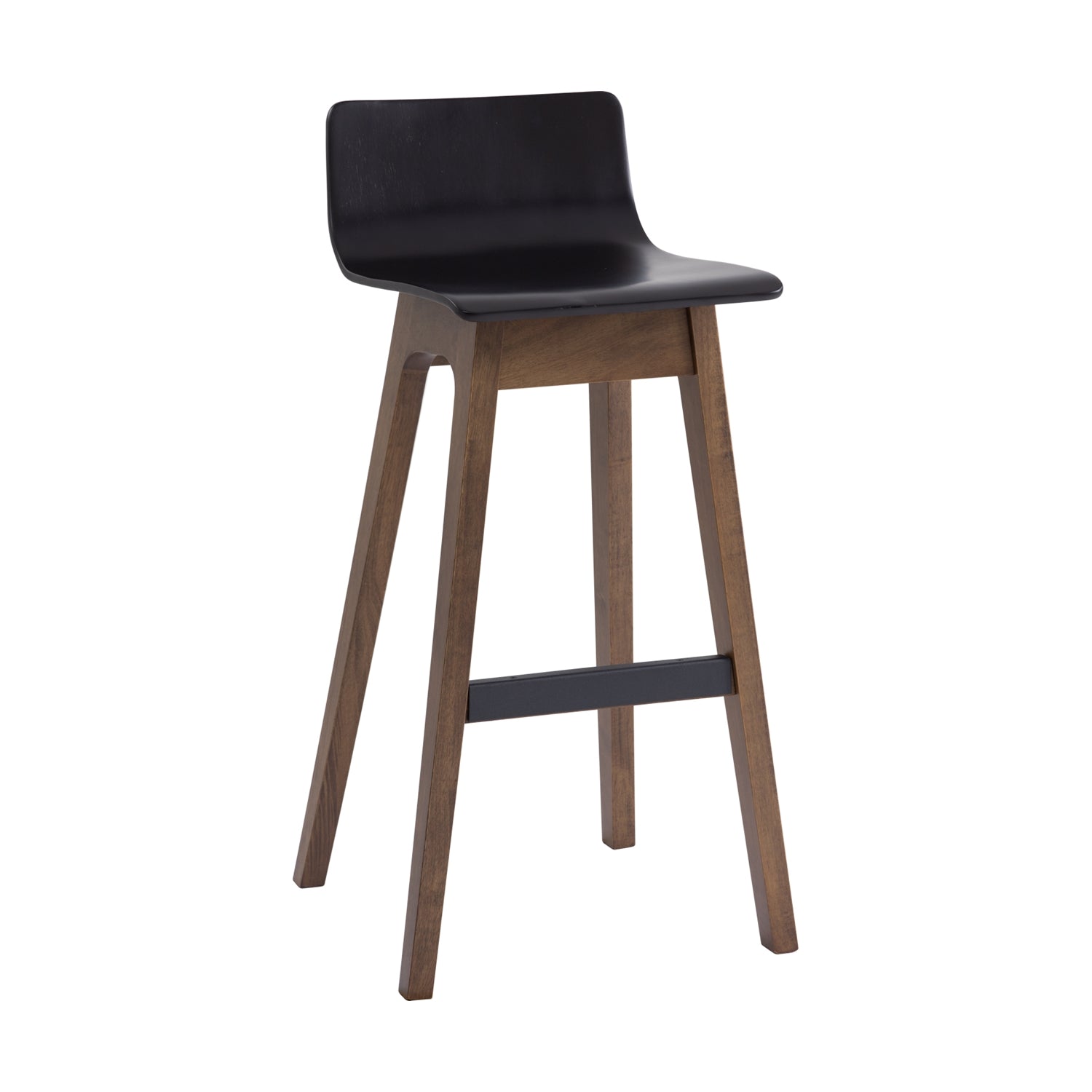 Ava Low Back Bar Chair Black Cocoa