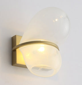 Balloon Hand-Blown Glass & Brass Wall Light