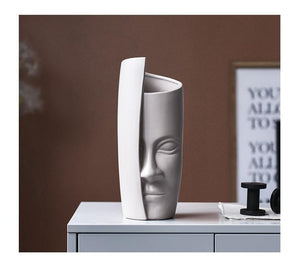 Abstract Faces Ceramic Vases - ZenQ Designs