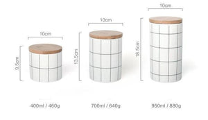 Japanese Style Ceramic Airtight Storage Tank - ZenQ Designs