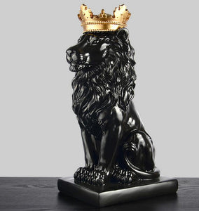 Crowned Lion Statue - ZenQ Designs
