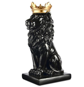 Crowned Lion Statue - ZenQ Designs