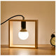 Wooden Desk Square Lamp - ZenQ Designs