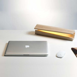 Modern LED USB Wood Table Lamp - ZenQ Designs
