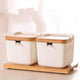 Bamboo & Ceramic Seasoning Jar - ZenQ Designs