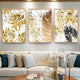 Nordic Golden Leaf | Canvas - ZenQ Designs