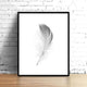 Minimalist Feather & Dandelion | Canvas - ZenQ Designs
