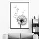 Minimalist Feather & Dandelion | Canvas - ZenQ Designs