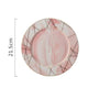 Gold Striped Marble Ceramic Plate Set - ZenQ Designs