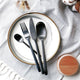 Black/Gold Cutlery Set - ZenQ Designs