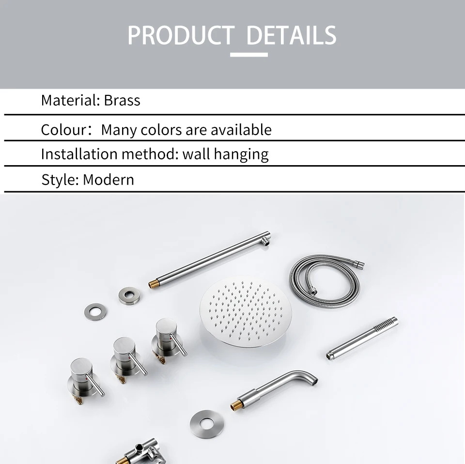 A13907290b68b4b5abf8aedafd4094dd2m - Wall Mount Shower Faucet