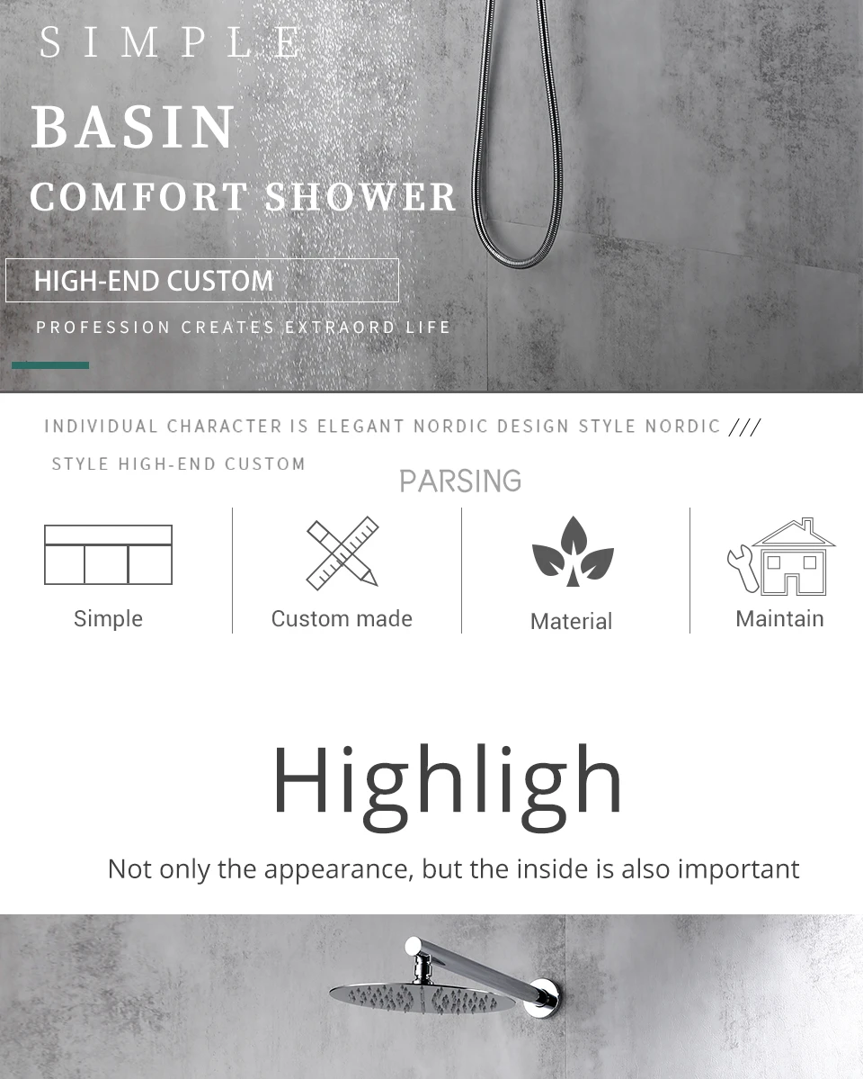 A1767e9fba53849db860f4e3b7955e109O - Rainfall Shower Set