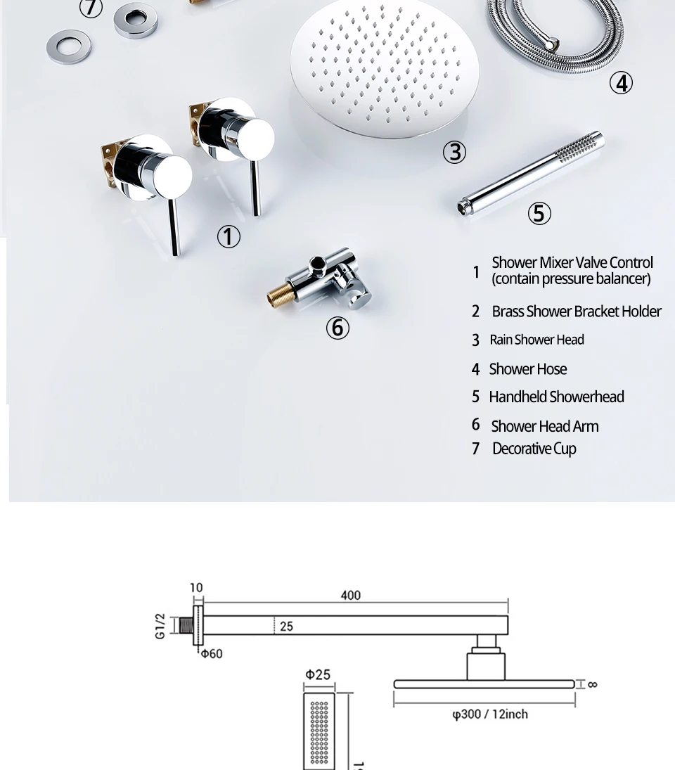 A3e881bdf2bad4c5a9a9c70bcc0c069d1T - Rainfall Shower Set