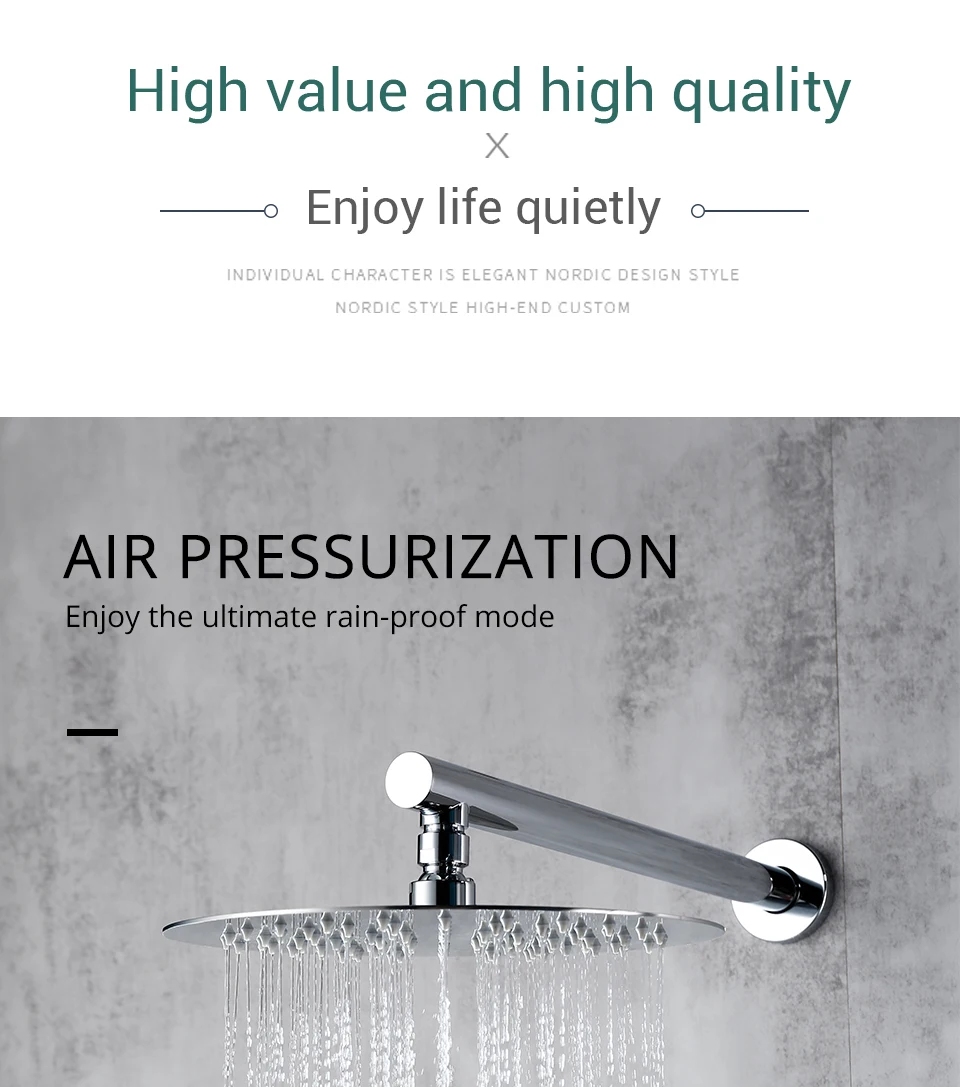 A93d06a461ec1462680d1e082b20c5626K - Rainfall Shower Set