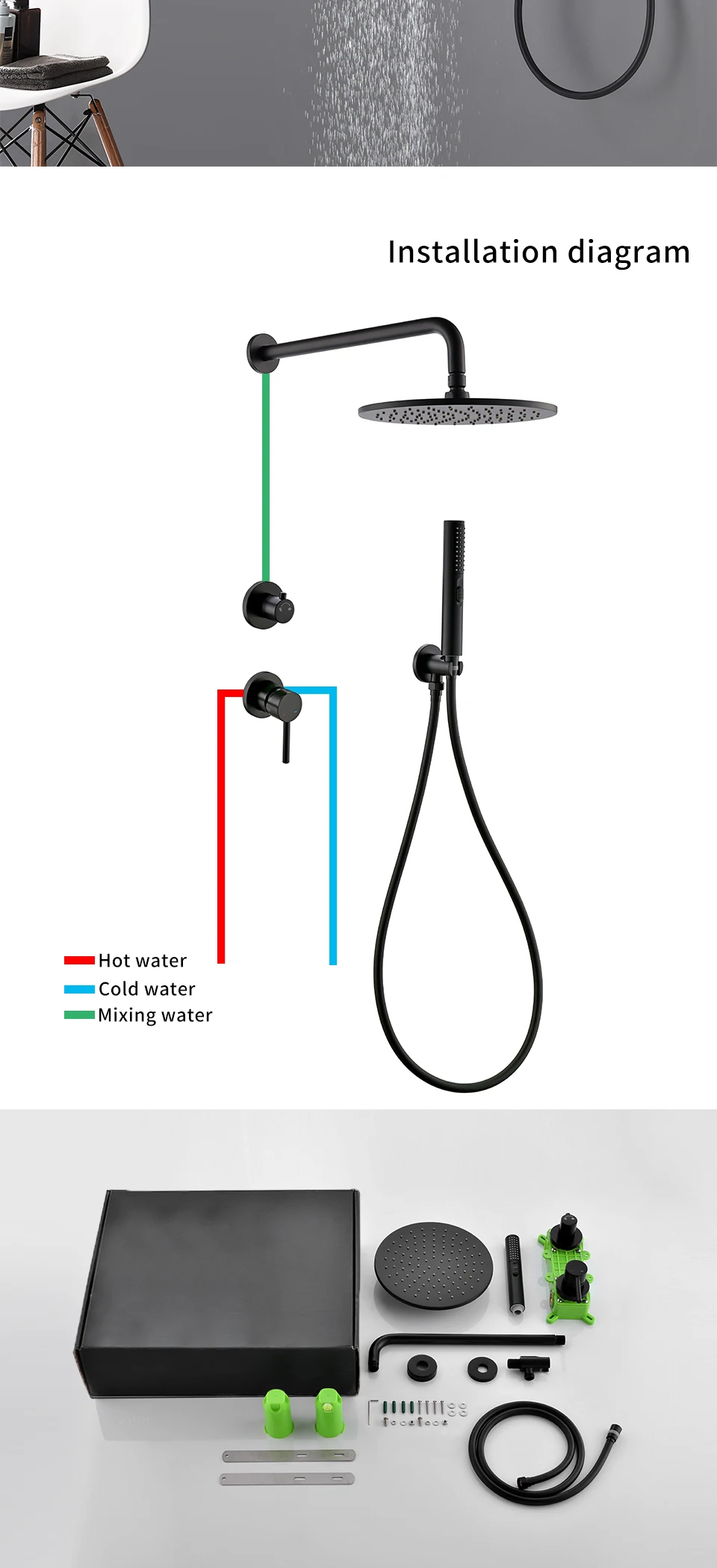 H0201992768dc435ab94c9503f2a241c83 - Matte Black Bathroom Faucet
