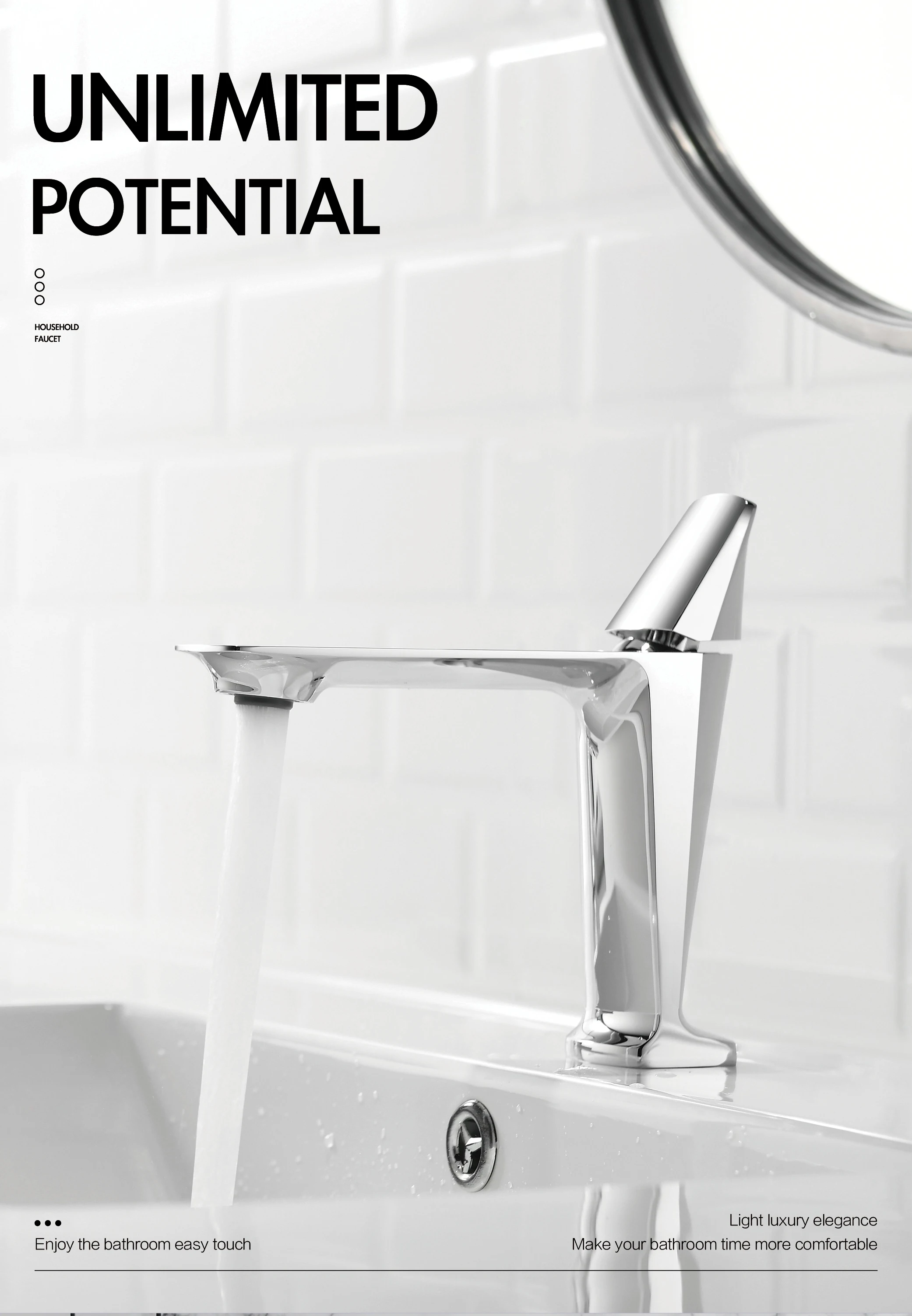 H026b702effe34735a16d1f1c63eb68cb7 - Modern single handle bathroom sink faucet