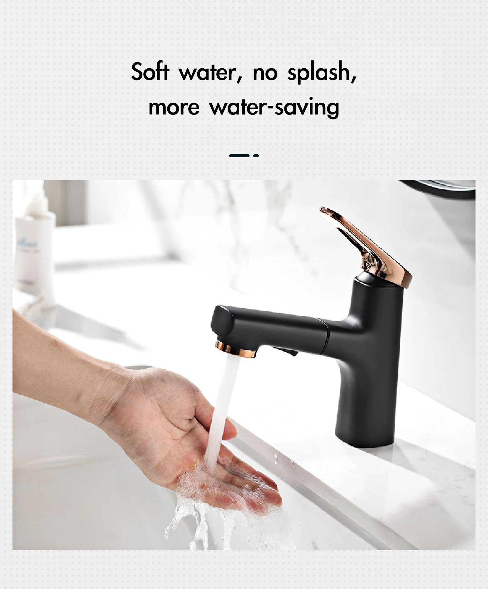 H0a033b1f078f4d0d8d4ce7e05829ee97I - Bathroom Faucet dual function