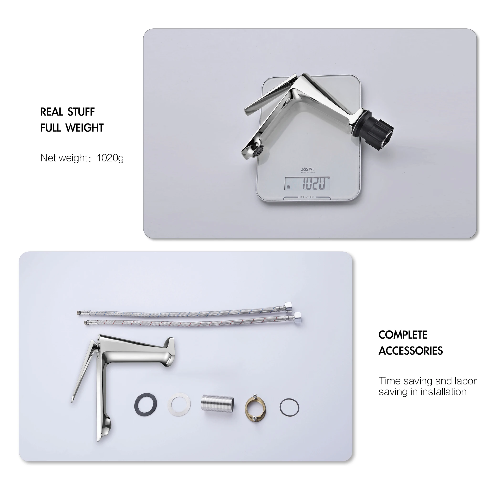 H1fa6e24ba0c548b98b38b47e9d9e6e8e4 - Simple design brass bathroom faucet