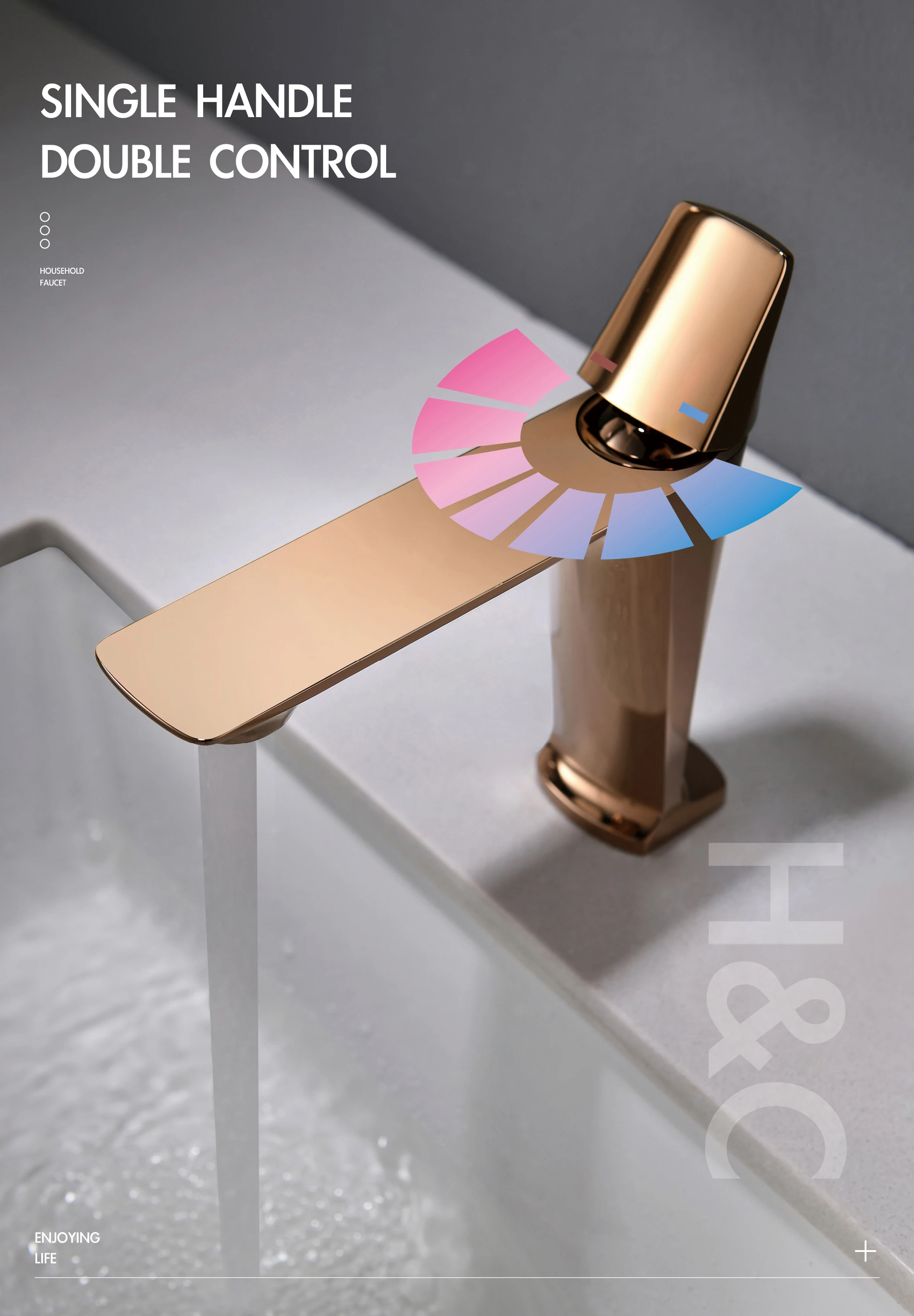 H3d09b06970c54bba8f97537f00f3aaeb2 - Modern single handle bathroom sink faucet