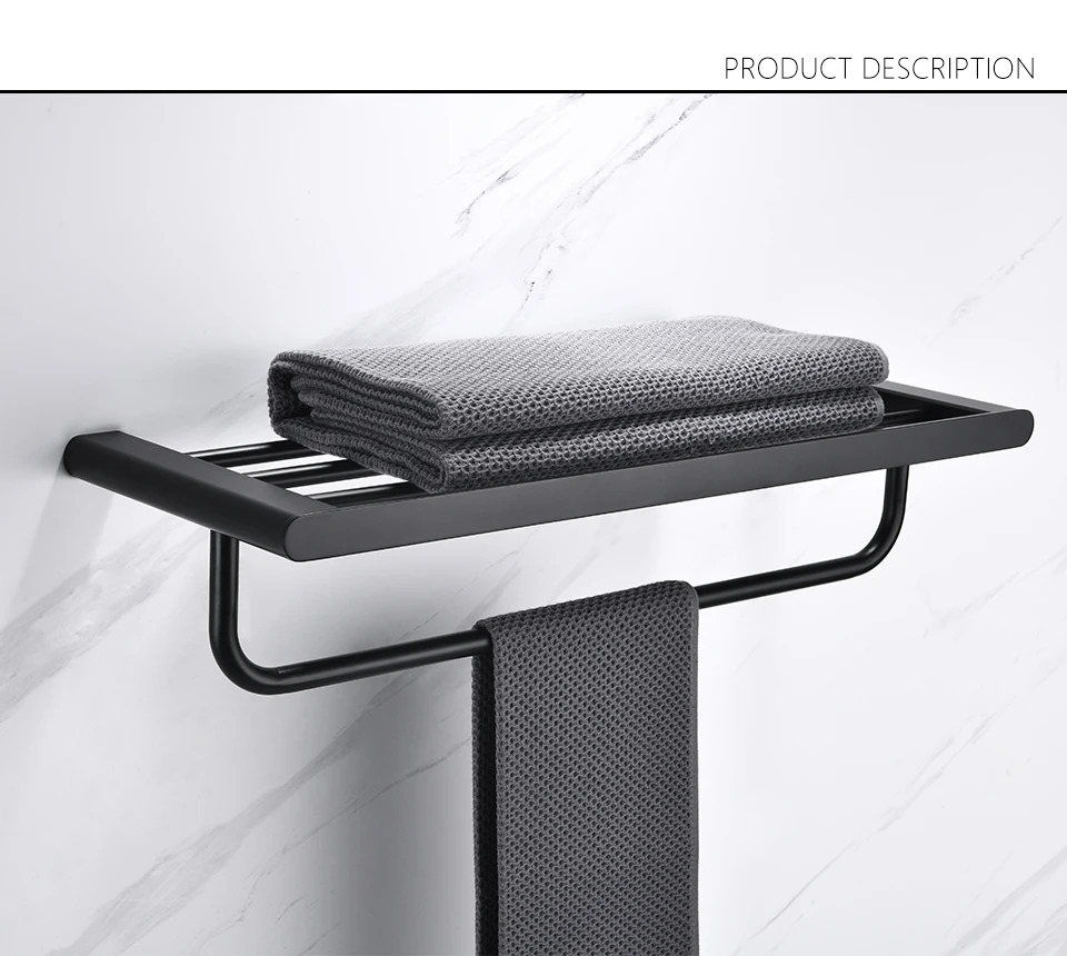 H4dc2dd69c36148f2bbb6211d212c3326F - Matte Black Towel Holder