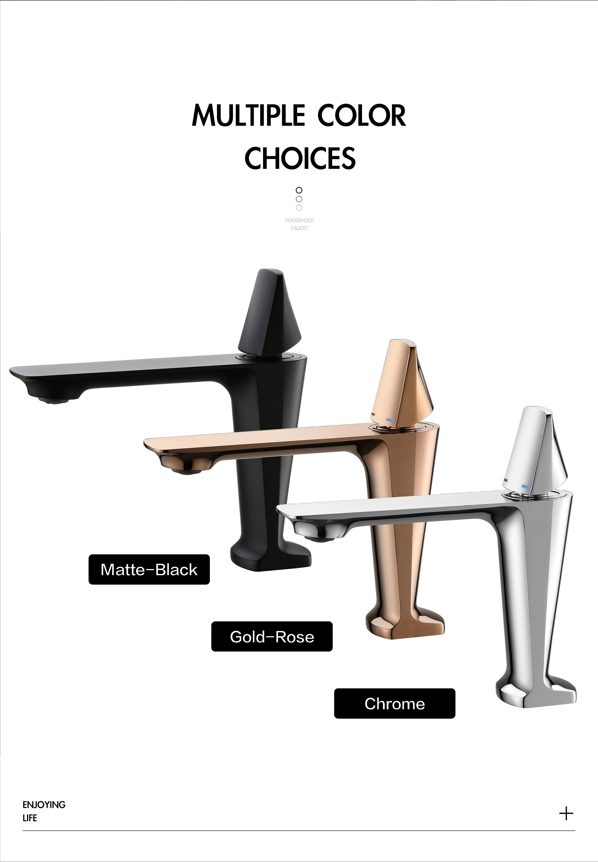 H519f9cb6696c4296be497588e4beefe37 - Modern single handle bathroom sink faucet