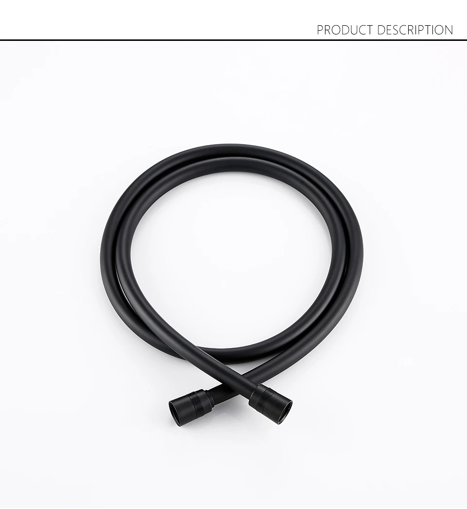 H620dc32dcc604bd49588a1a175393d87s - Matte Black Shower Hose