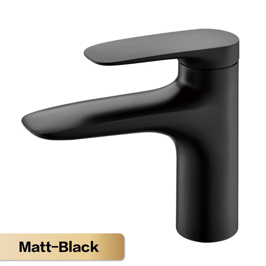 Modern simple bathroom brass faucet