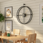 Large Nordic Vintage Metal Clock - ZenQ Designs
