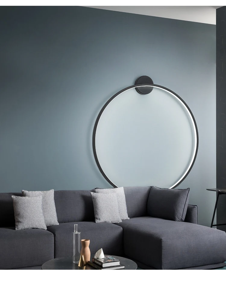 H88fb82b61f05446881667217e621a13ba - Modern Minimalist Round Wall Lamp