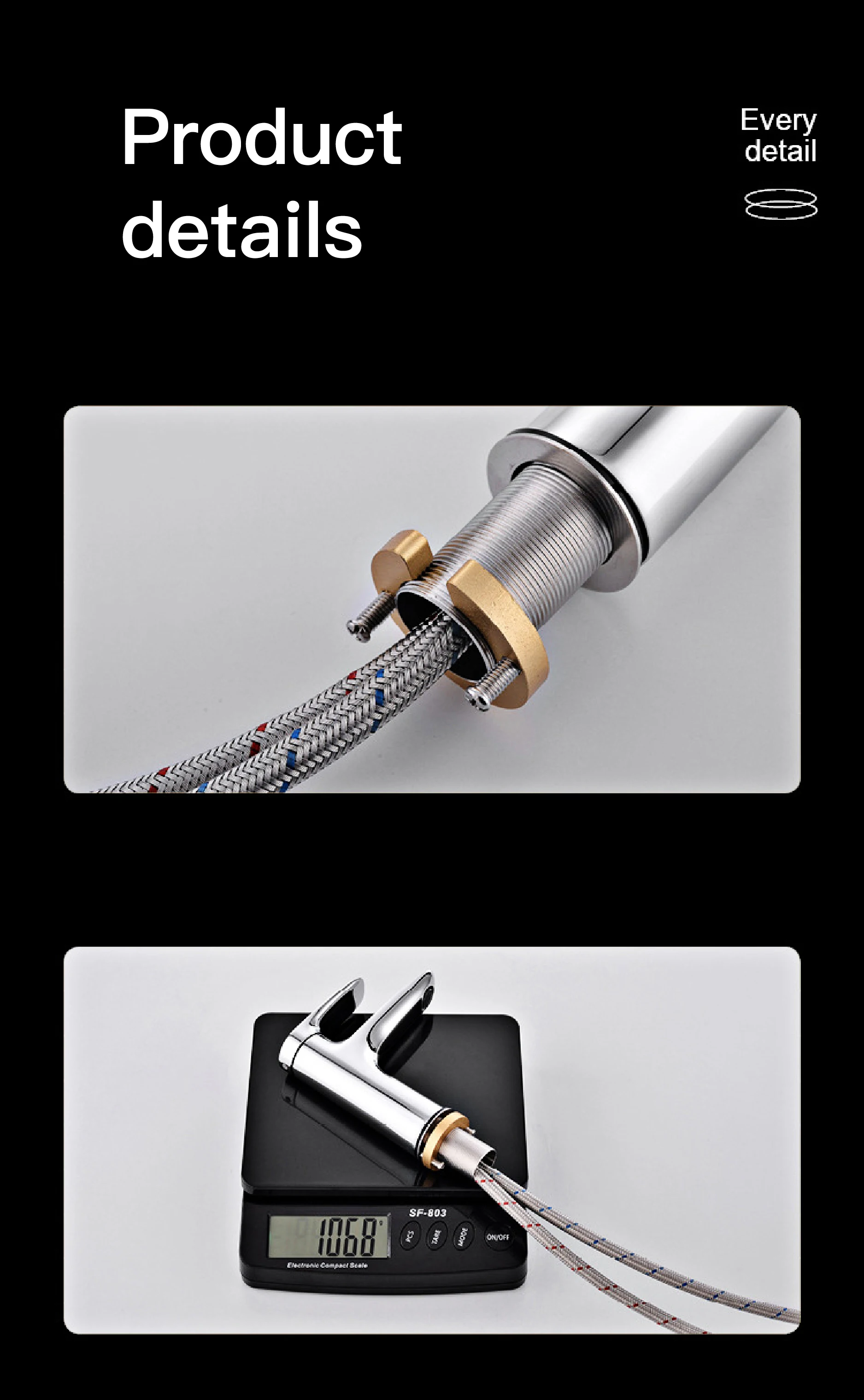 H9f10006719ed441b9e164ebb5eefc053F - Modern simple bathroom brass faucet