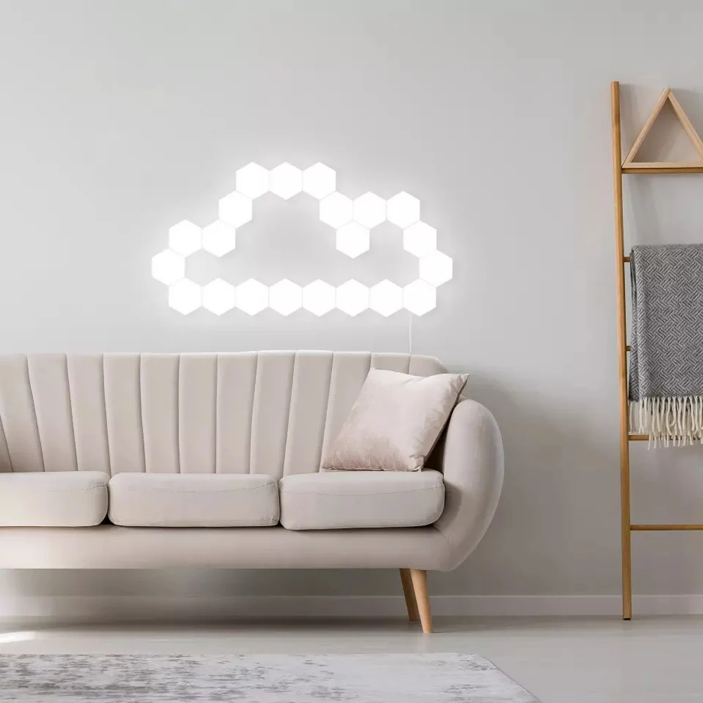 - Touch Sensitive Modular Quantum LED Wall Lamp