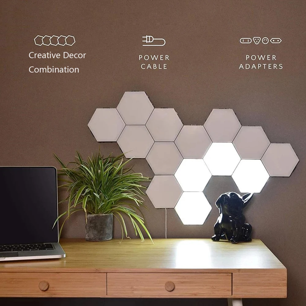- Touch Sensitive Modular Quantum LED Wall Lamp