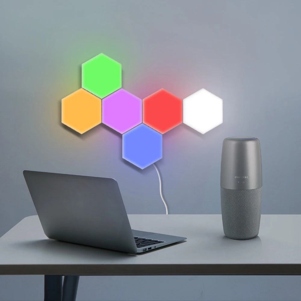- Touch Sensitive Modular Quantum LED Wall Lamp